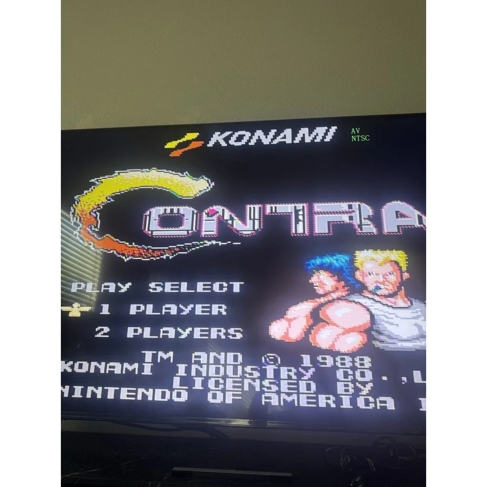 Contra (Nintendo Entertainment System, 1988) Cartridge Only Authentic Clean